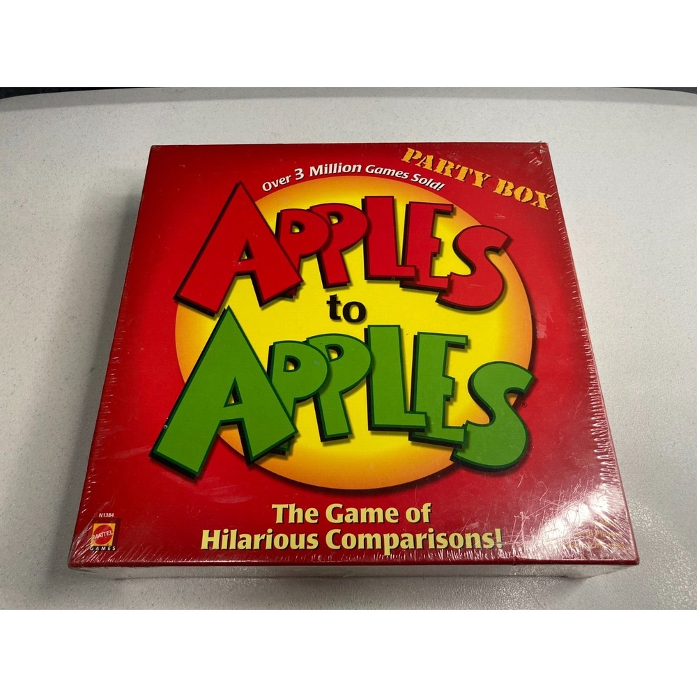 APPLES TO APPLES PARTY BOX FAMILY GAME CARDS FACTORY SEALED!!!